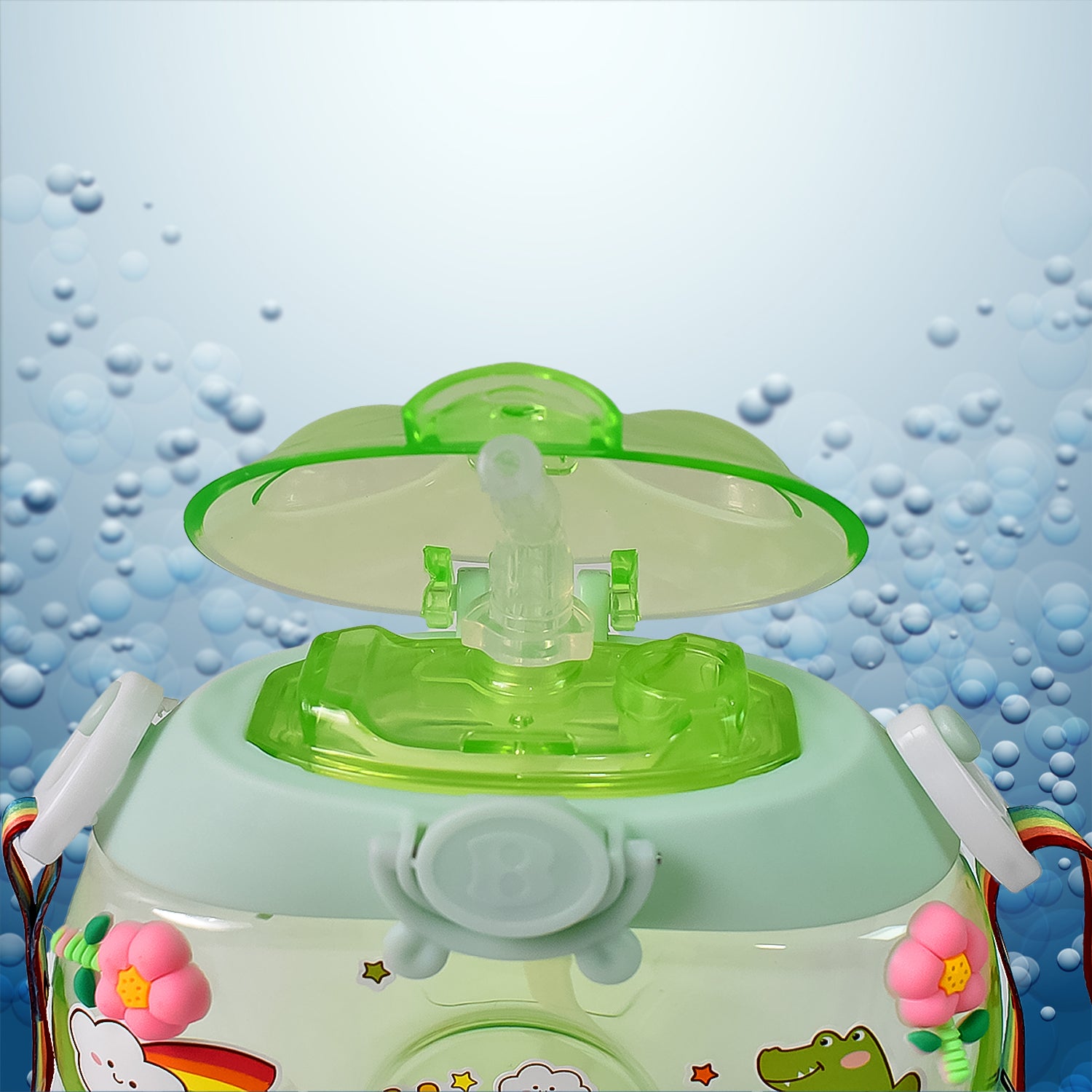 Donut Water Bottle Sipper Bottle (1 Pc  400 Ml Approx) Donut Water Bottle Sipper Bottle (1 Pc  400 Ml Approx)